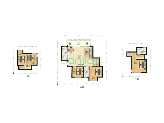 中国铁建西派澜岸 5室1厅2卫 143平方