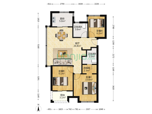 杭州博印名邸房价怎么样博印名邸房源户型图小区车位交通地址详情分析