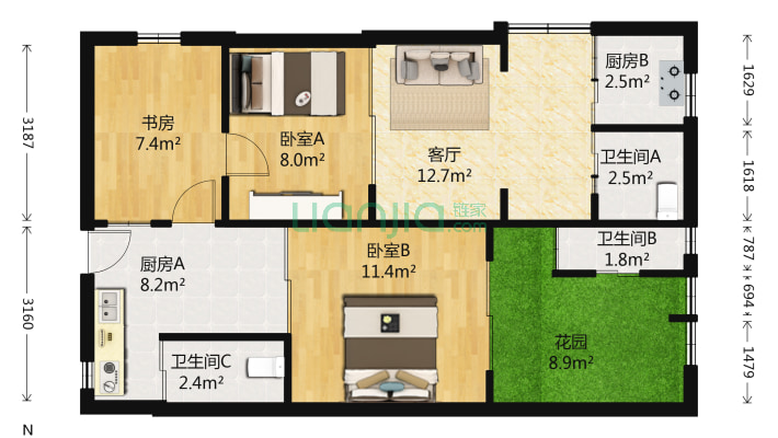 曹杨二村（北梅园）二手房实景图