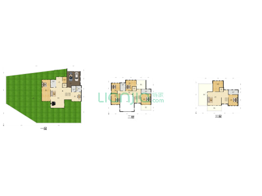 芙蓉山庄B区 6室3厅5卫 517平方