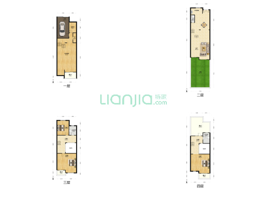 绿洲悠山美地 4室1厅3卫 295平方