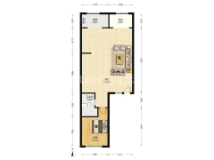狮子城别墅+满二房本在手+毛坯+带花园+带露台+带车库-涿州K2狮子城南区户型图