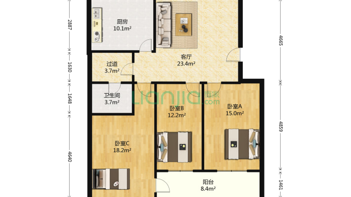 地税局小区二手房实景图