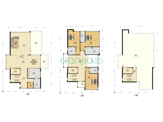东部华侨城天麓二区 3室2厅5卫 370平方
