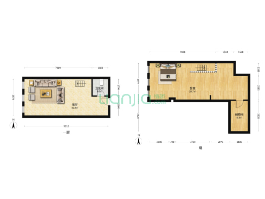 新建SOHO 1室1厅1卫 56平方