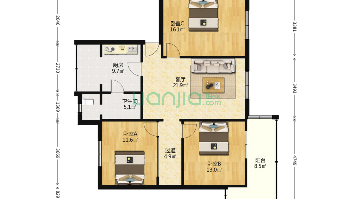 兴关路32号二手房实景图
