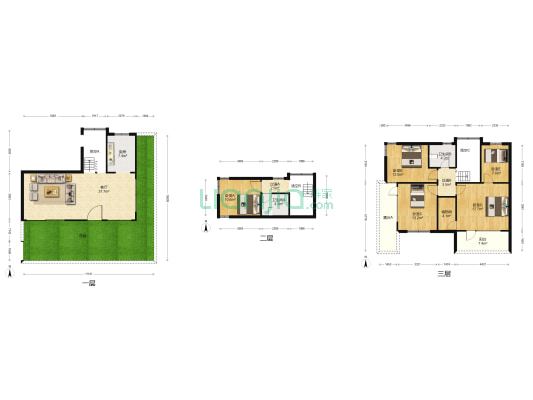 复地北桥城(都市路388弄）(别墅) 5室1厅2卫 235平方