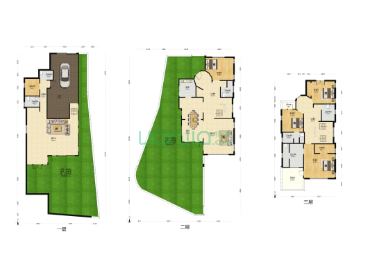 麓山国际长岛 4室3厅6卫 464平方