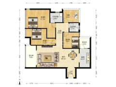 天生天城   降价卖了   比邻狮子山公园-重庆天生天城B区户型图