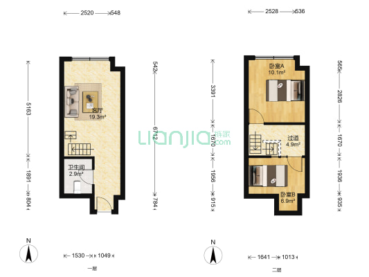 丁香丽景苑 2室1厅1卫 35平方