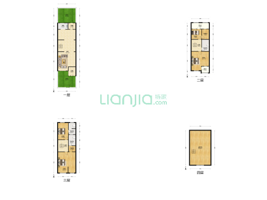 半岛蓝湾天择园 4室1厅3卫 213平方