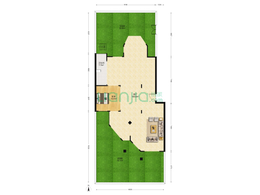 西溪名园 1室1厅1卫 253平方