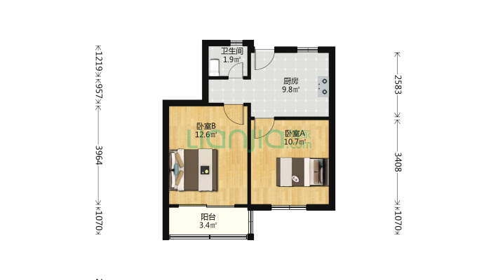 新三小区二手房实景图