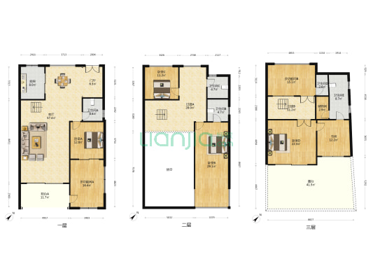 恒大山水城 7室1厅5卫 252平方