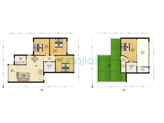 市南巷46号 4室1厅2卫 146平方