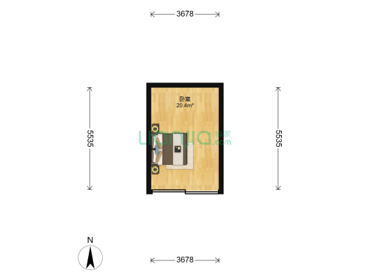 方天大市场 1室0厅0卫 60平方