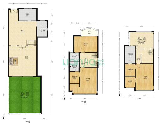鹭湖宫九区 3室2厅4卫 202平方