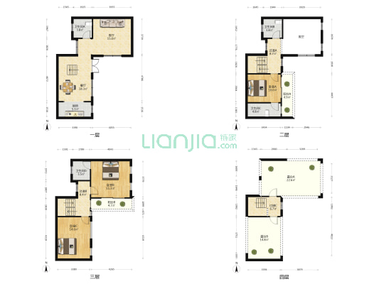 荣和澜山府 3室2厅4卫 143平方