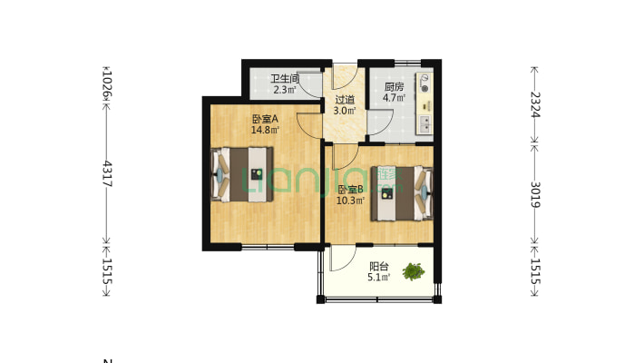 陈庄东街二手房实景图