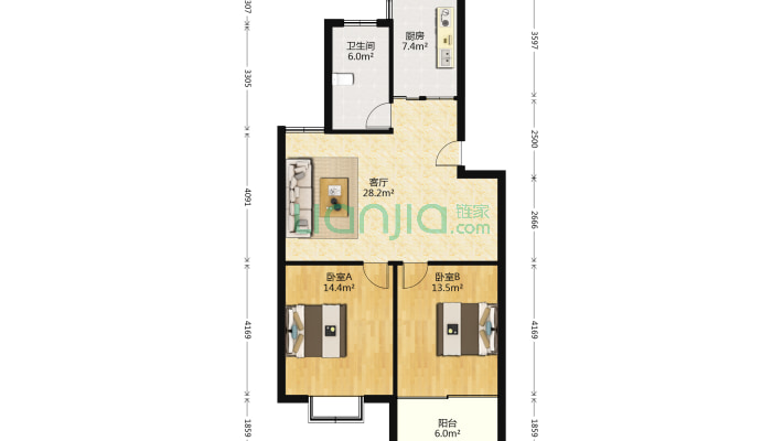 泾声花苑二手房实景图