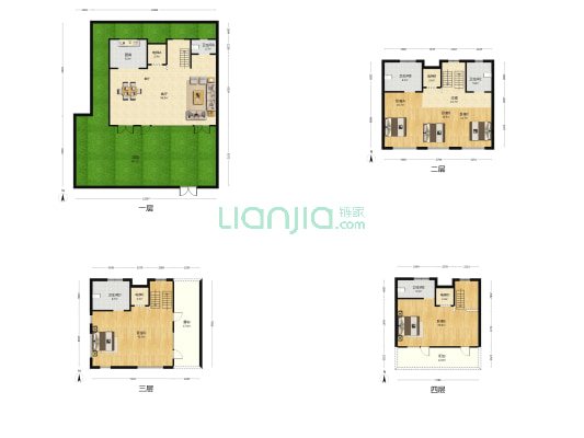 建发众安·棠颂和鸣院 5室1厅5卫 266平方