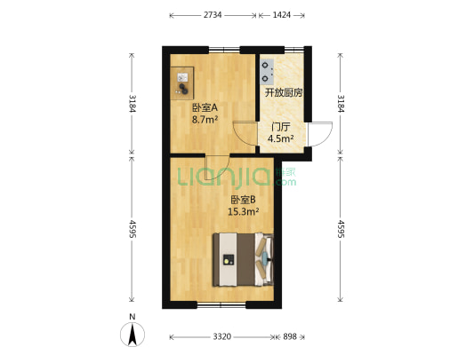 黄埔里 2室0厅0卫 31平方