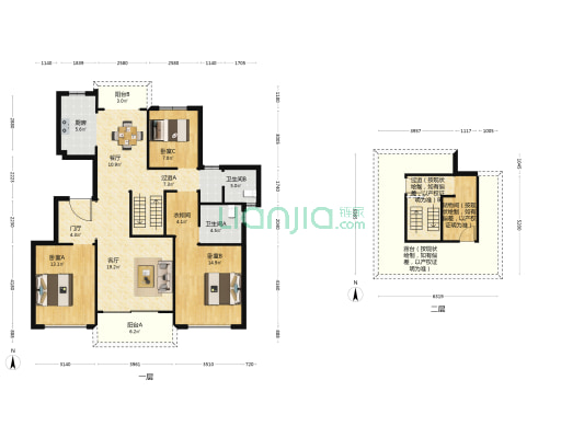融信朗悦时光之城璟苑 3室2厅2卫 143平方