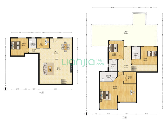 中冶中央公园 3室1厅2卫 142平方