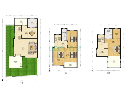 君临太湖泽惠家园 4室2厅2卫 256平方