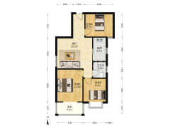 全南三居   精装修  七十年大产权-涿州天保郦景户型图