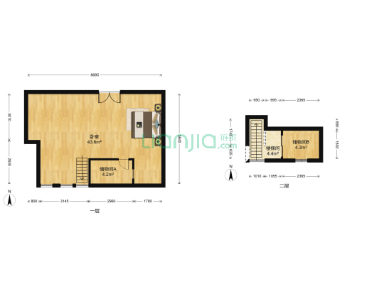 汇杰商务大厦 1室0厅0卫 83平方