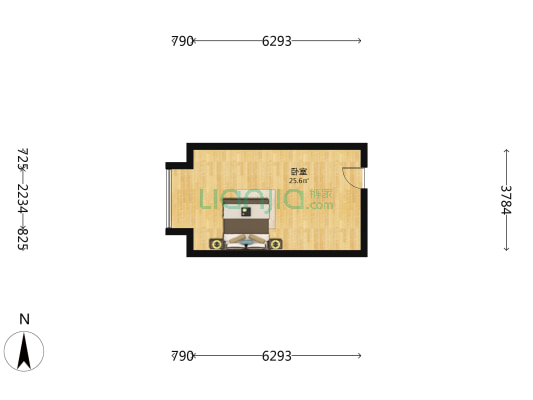 长江星悦荟 1室0厅0卫 36平方