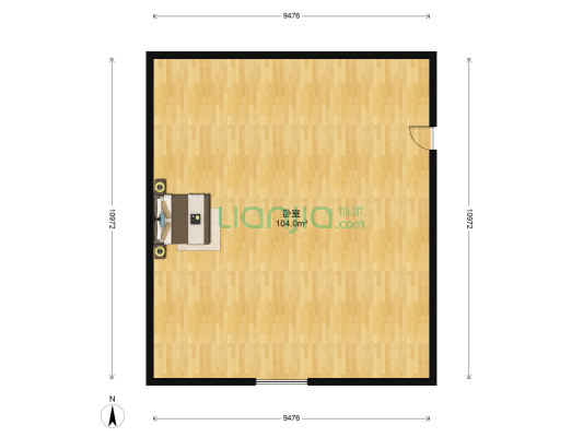 美丽春天府 1室0厅0卫 91平方