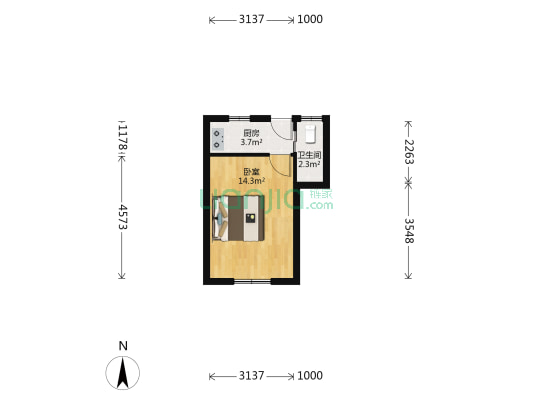 车站支路99弄 1室0厅1卫 24平方