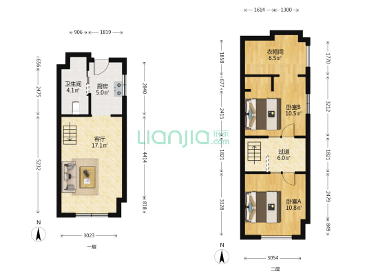 恒峰天泉小镇欢乐颂 2室1厅1卫 40平方