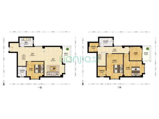 新世纪花园A区 4室2厅2卫 159平方