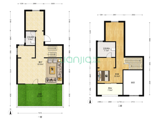 尚湖玫瑰园 1室1厅2卫 210平方