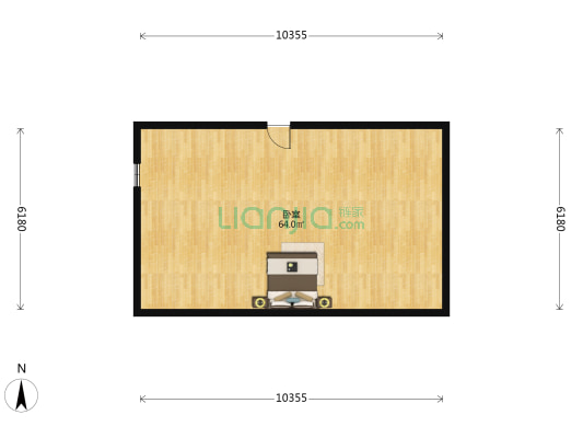 梅花路电力设计院宿舍 1室0厅0卫 71平方