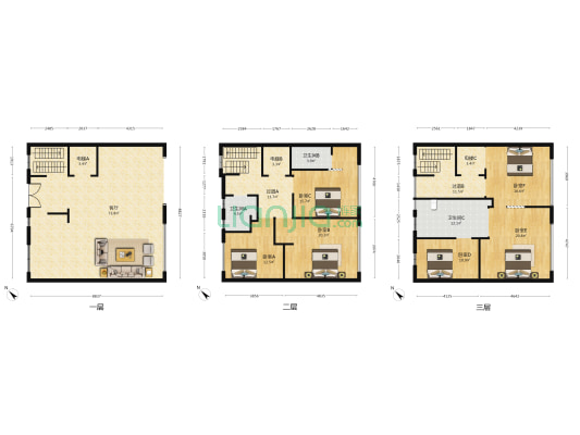 中冶逸璟公馆 6室1厅3卫 231平方