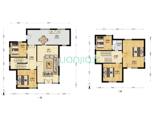 南门路 5室1厅1卫 122平方