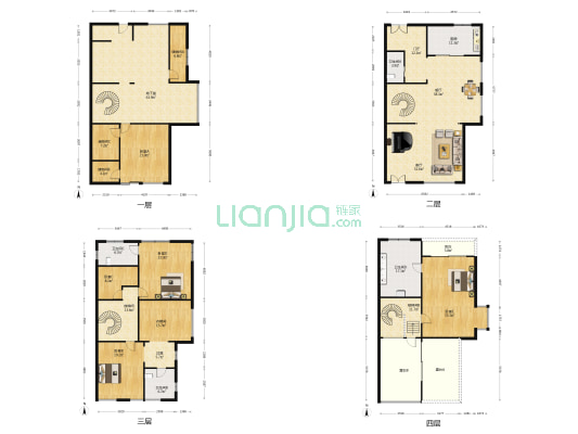南郊美墅 5室2厅4卫 350平方