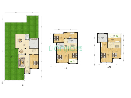 芦花庄园 6室2厅4卫 268平方