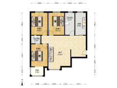 联合七号院2期  精装三居室 房本满二-涿州联合七号院户型图