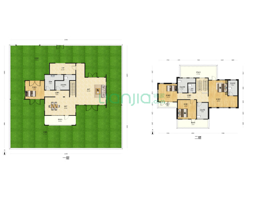 新华联铜官窑 4室2厅5卫 225平方
