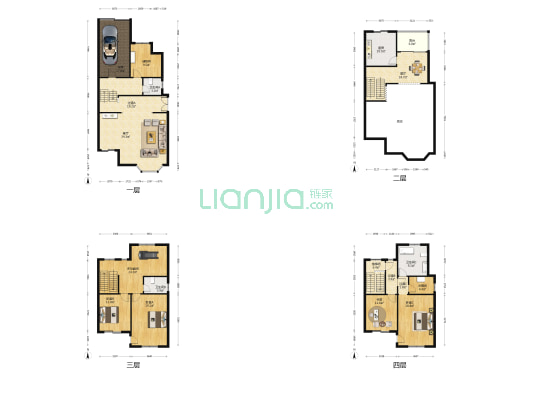 嘉怡别墅 5室2厅3卫 258平方