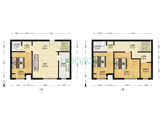 安联唐公馆 3室1厅2卫 139平方