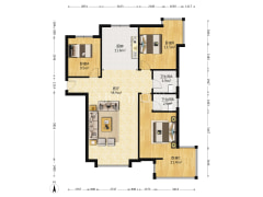 涿州万悦城精典大三居       出售-涿州惠友万悦城(涿州)户型图