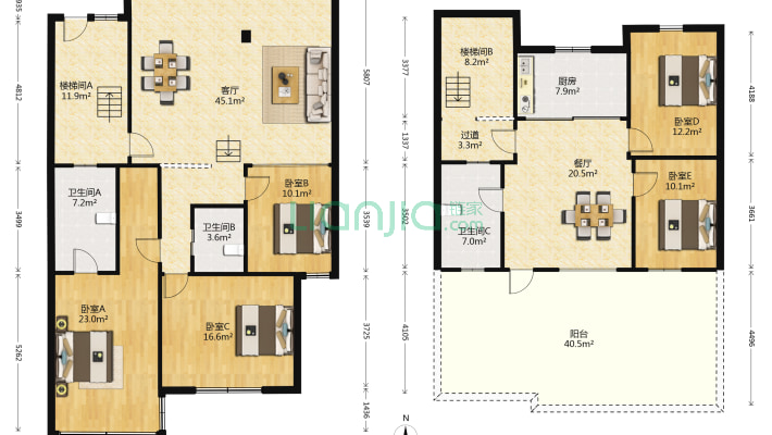 三元公寓二手房实景图