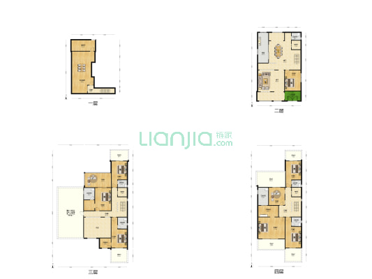 恒大金碧天下依云湖 10室2厅7卫 266平方
