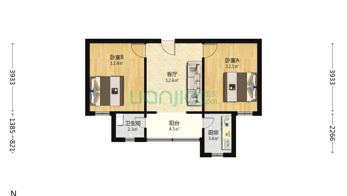 赛云台北路1号二手房实景图